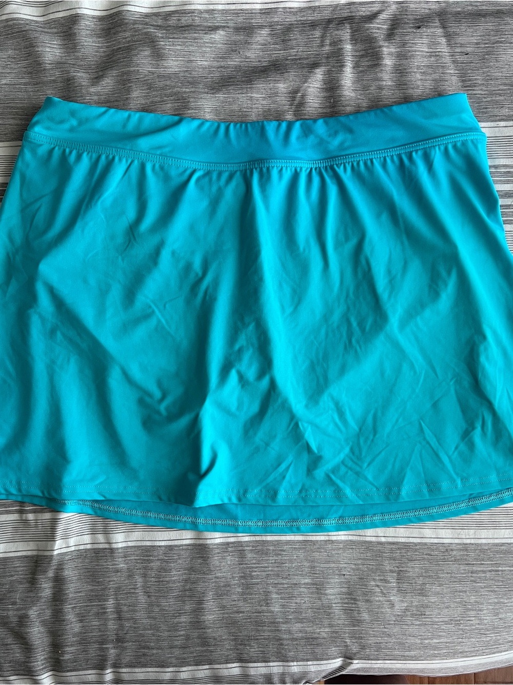 Lands' End Turquoise Swim Skirt